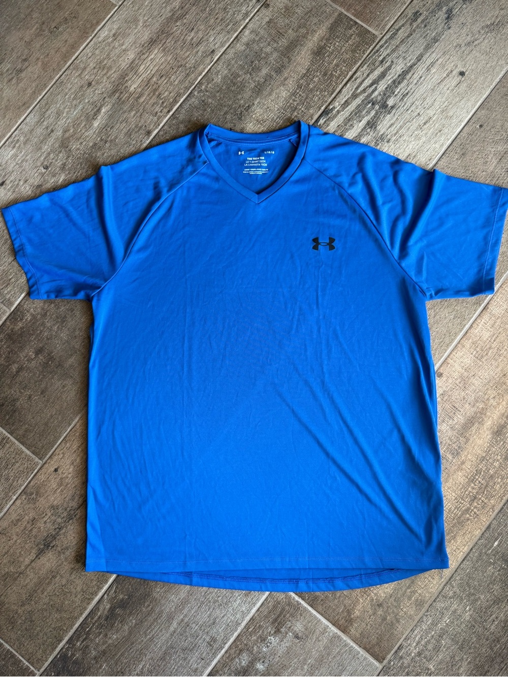 Under Armour Men’s V-Neck Performance Polo - Royal Blue